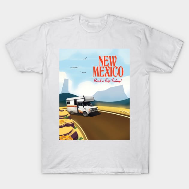 New Mexico travel poster T-Shirt by nickemporium1